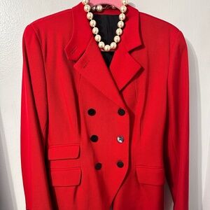 DKNY red jacket size 8